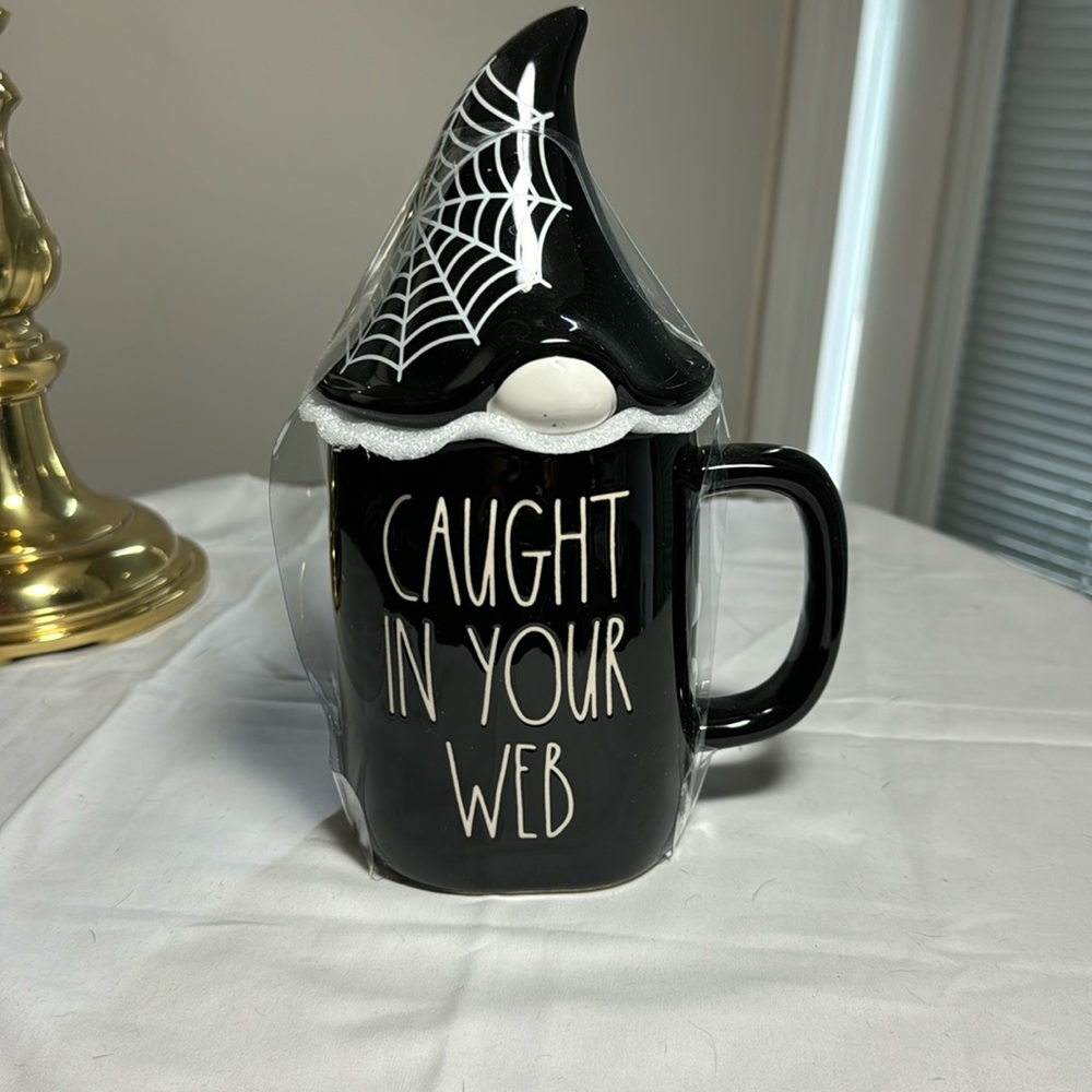 Rae Dunn Caught In Your Web coffee/tea mug